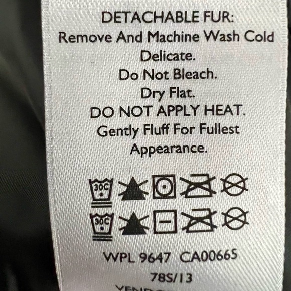 EDDIE BAUER Winter Sub Zero Down Fill Fleece Lined Coat Black EUC - Picture 13 of 16